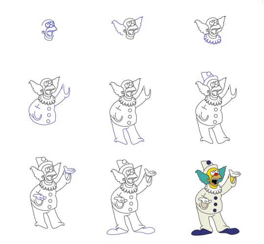 Desenhos de Imagem de palhaço