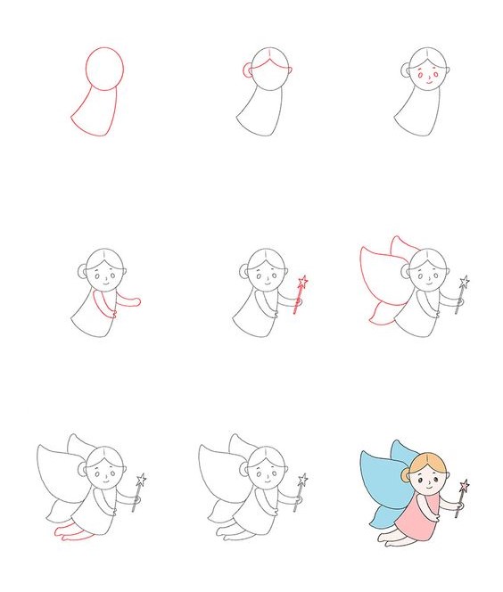 Desenhos de Imagem de um fada
