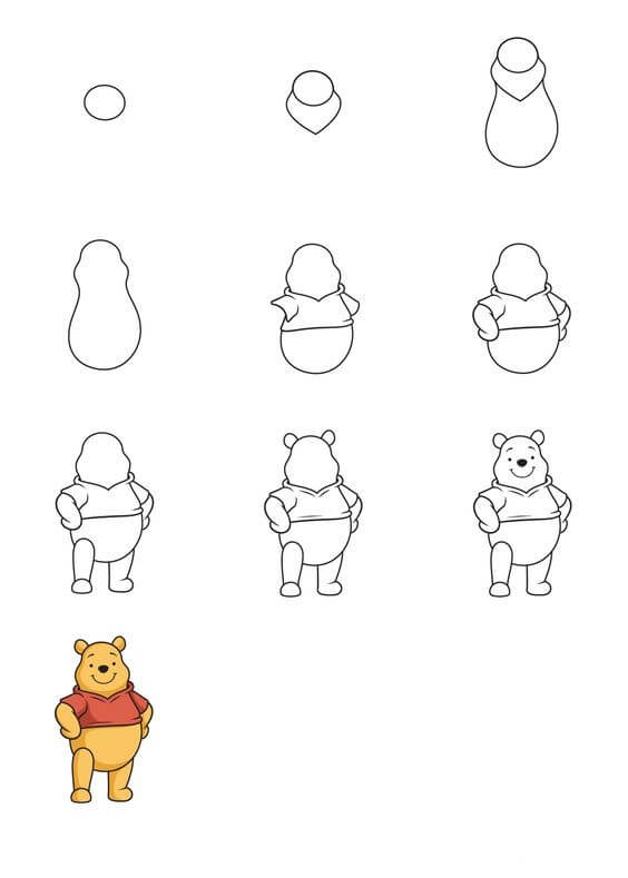 Desenhos de Imagem do Ursinho Pooh