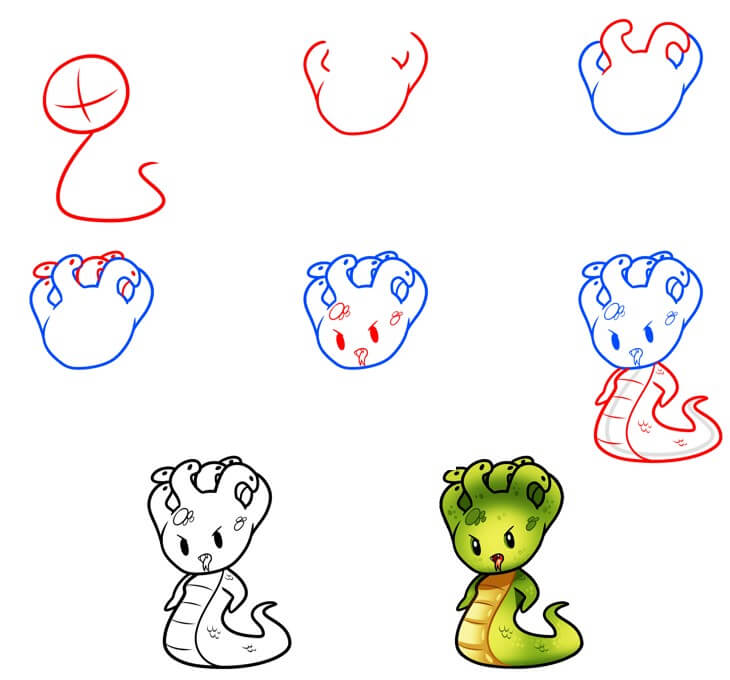 Desenhos de Imagem gratuita da Medusa