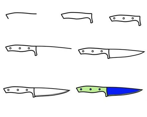 Desenhos de Imagem gratuita de faca