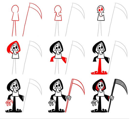 Desenhos de Imagem gratuita do Ceifador