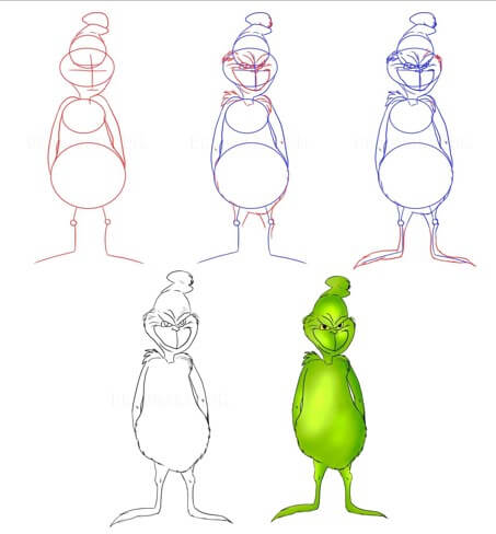 Desenhos de Imagem gratuita do Grinch