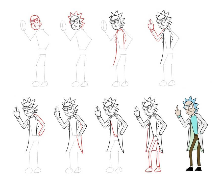 Desenhos de Imagem gratuita do Rick