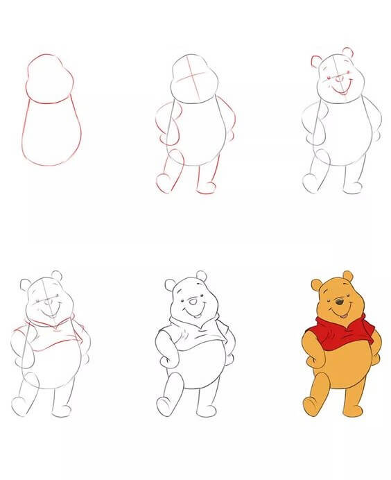 Desenhos de Imagem gratuita do Ursinho Pooh