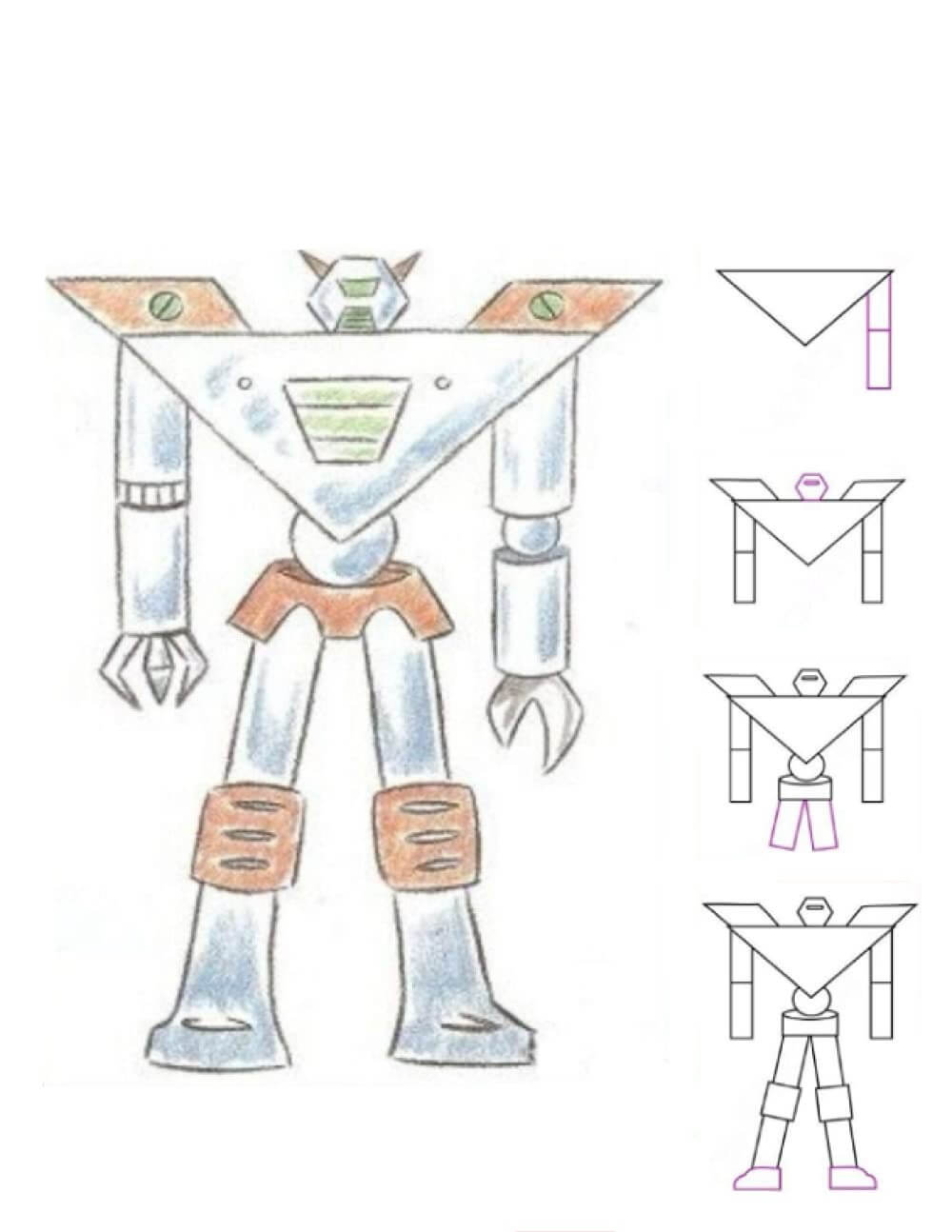 Desenhos de Imagens de robôs grátis