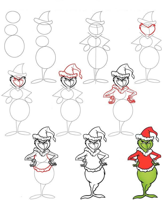 Desenhos de Impressão gratuita do Grinch
