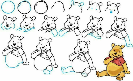Desenhos de Impressão gratuita do Ursinho Pooh