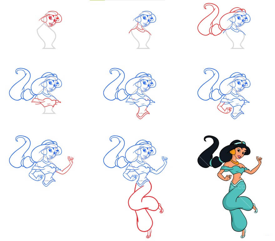 Desenhos de Jasmine fofo