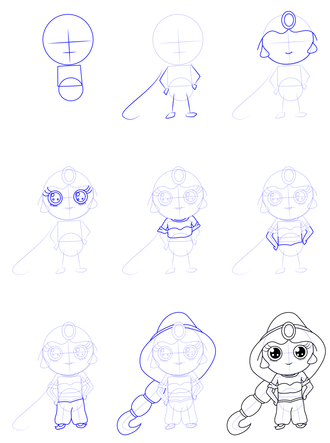 Desenhos de Jasmine simplesmente