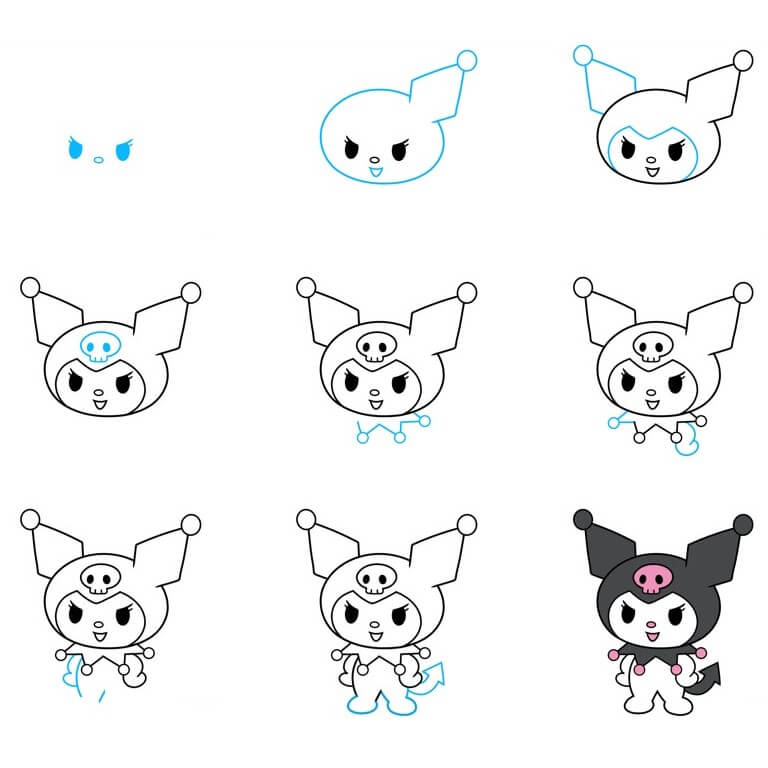 Desenhos de Kuromi engraçada