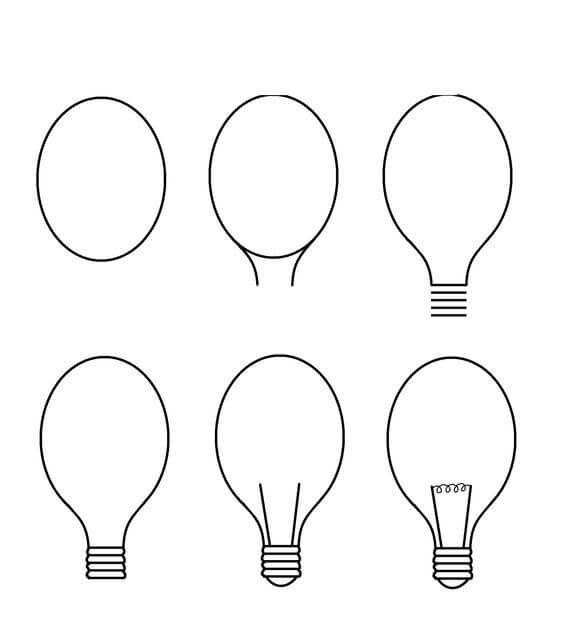 Desenhos de Lâmpada Clássica