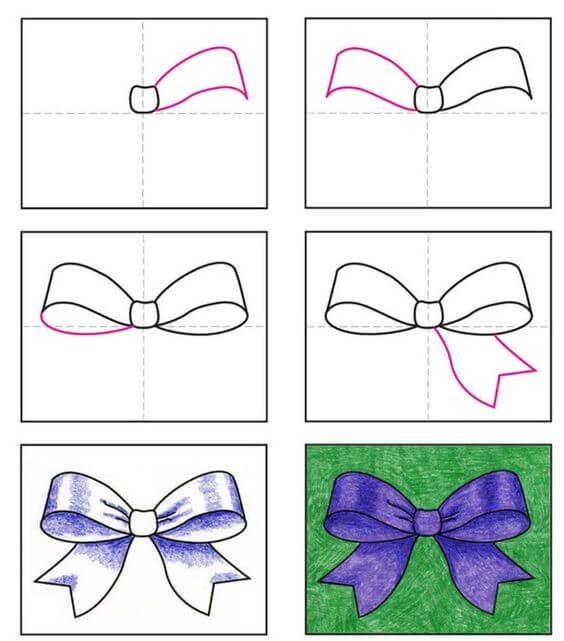 Desenhos de Linda gravata borboleta