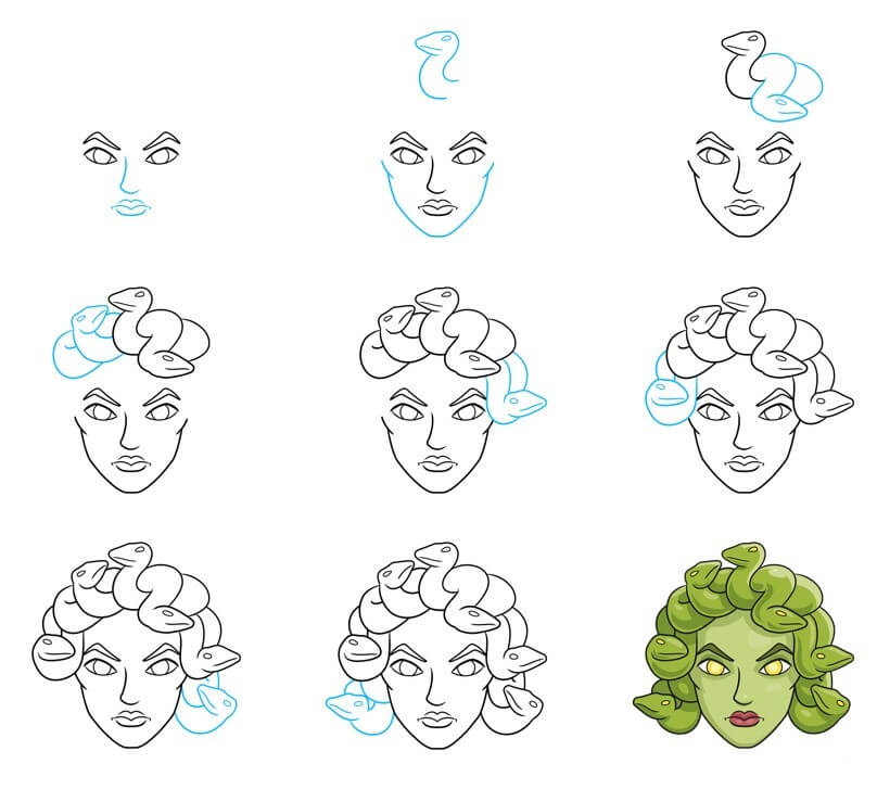 Desenhos de Medusa
