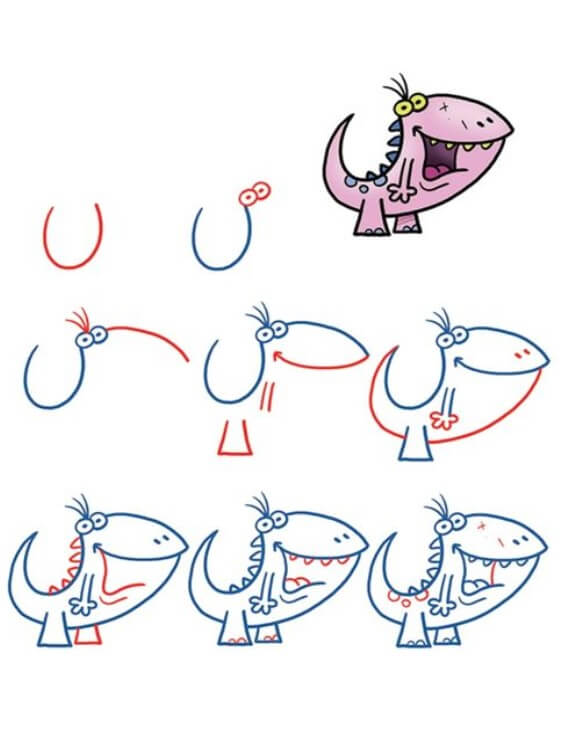 Desenhos de Monstro Bocão