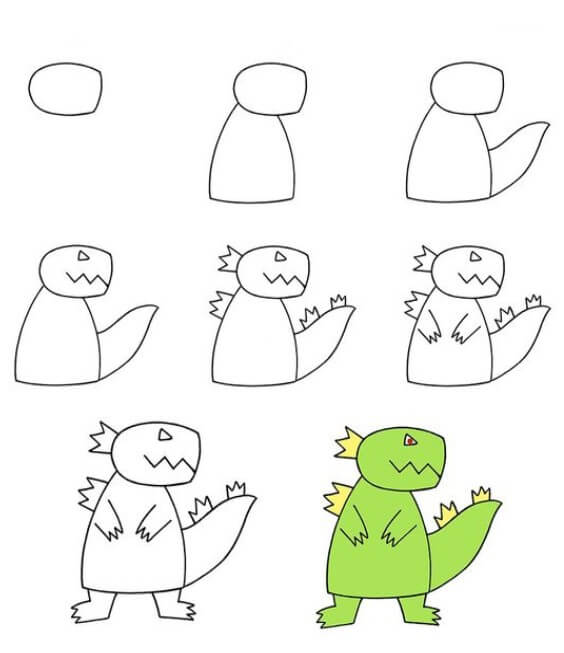 Desenhos de Monstro da Impressão