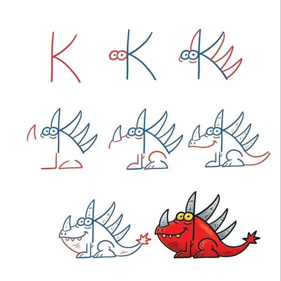 Desenhos de Monstro de Fogo