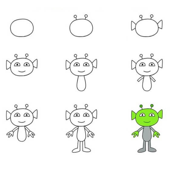 Desenhos de Monstro goblin fácil