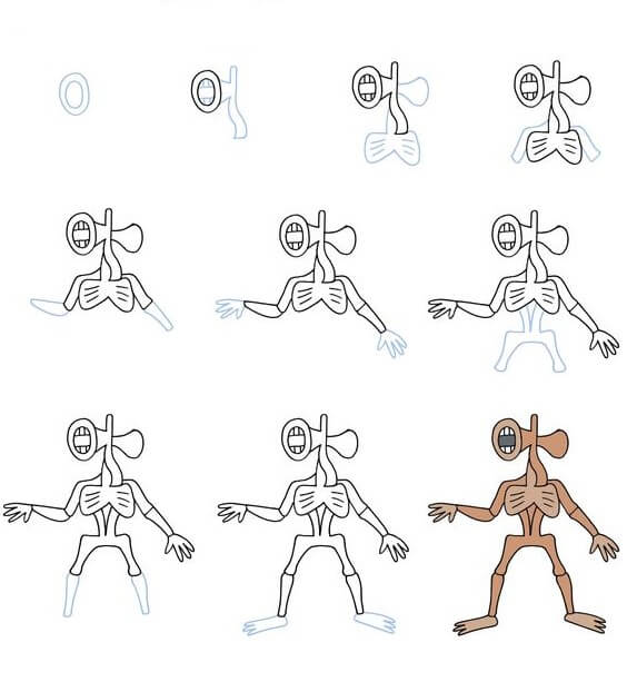 Desenhos de Monstro Maligno