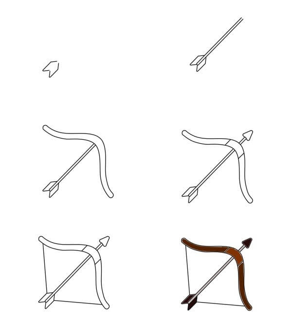 Desenhos de Noções básicas de arco e flecha