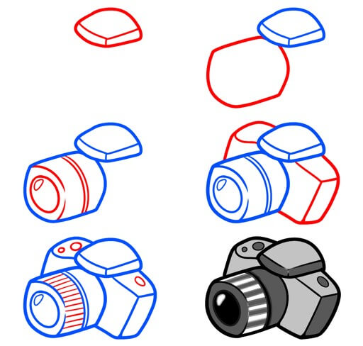 Desenhos de Noções básicas de câmera