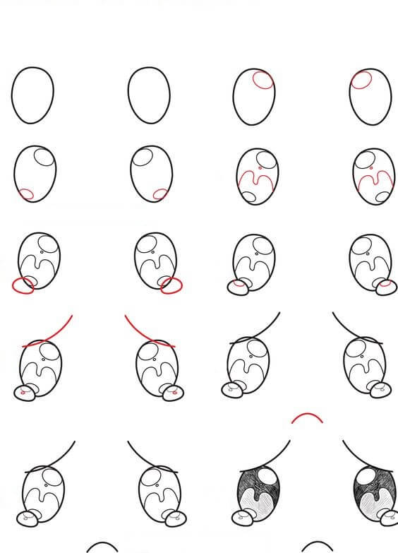 Desenhos de Olhos grandes de anime