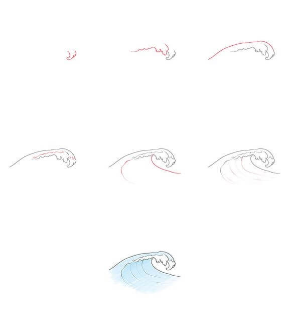 Desenhos de Onda Forte