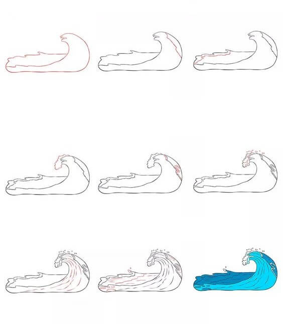Desenhos de Onda livre