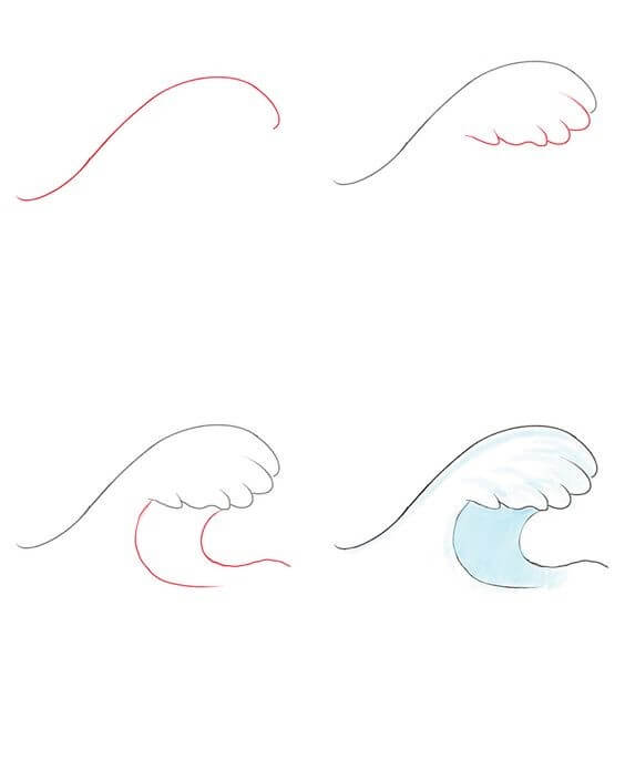 Desenhos de Onda muito fácil