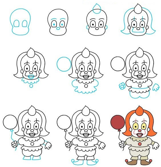 Desenhos de Palhaço grátis