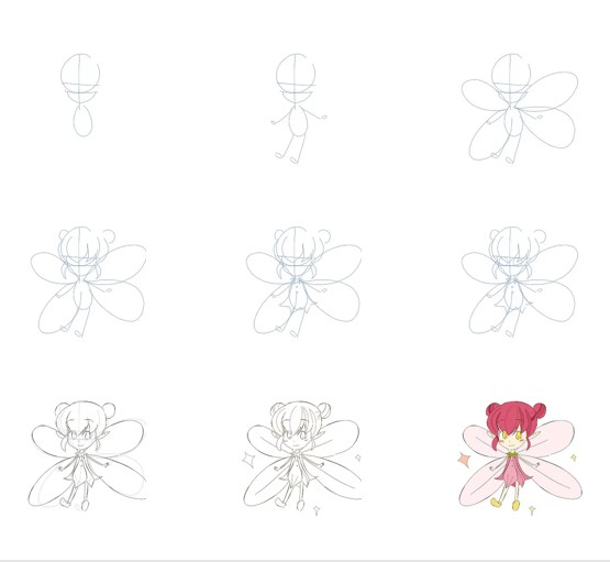 Desenhos de Pequena fada