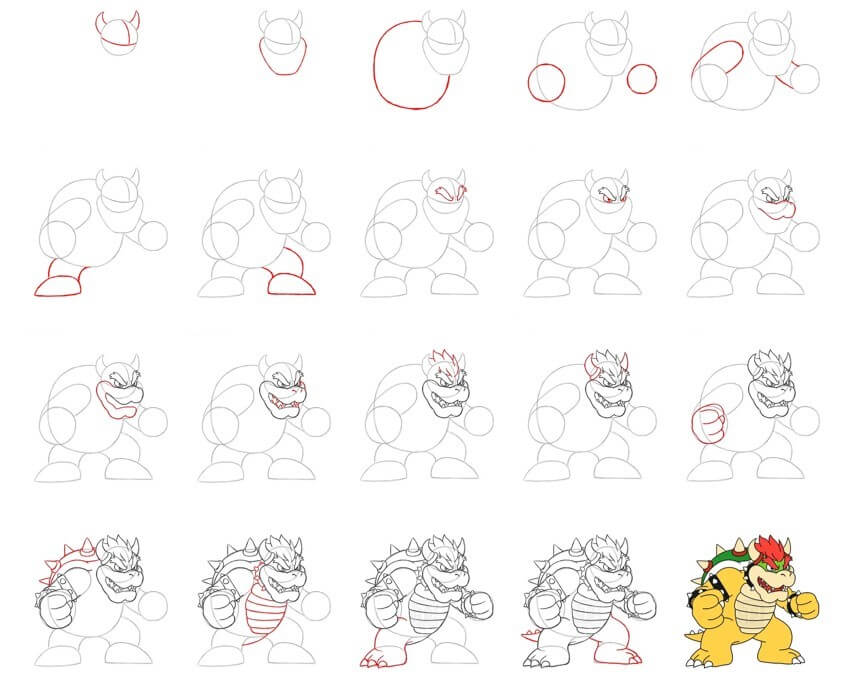 Desenhos de Poder do Bowser