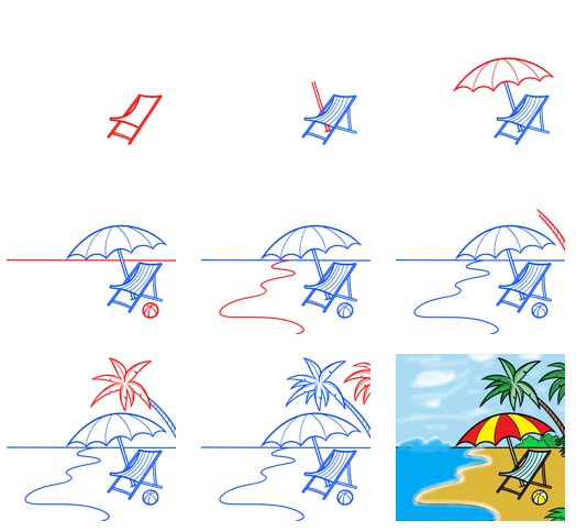 Desenhos de Praia