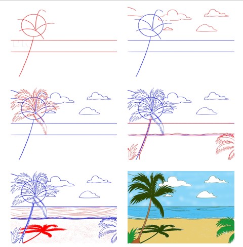 Desenhos de Praia ventosa
