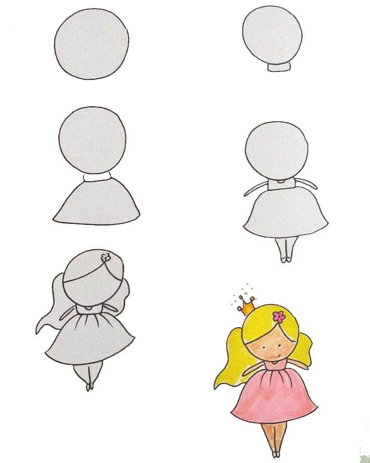 Desenhos de Princesa Peach básica