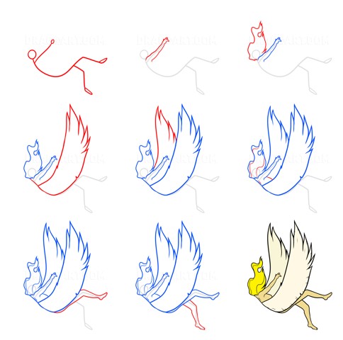 Desenhos de Queda de anjo