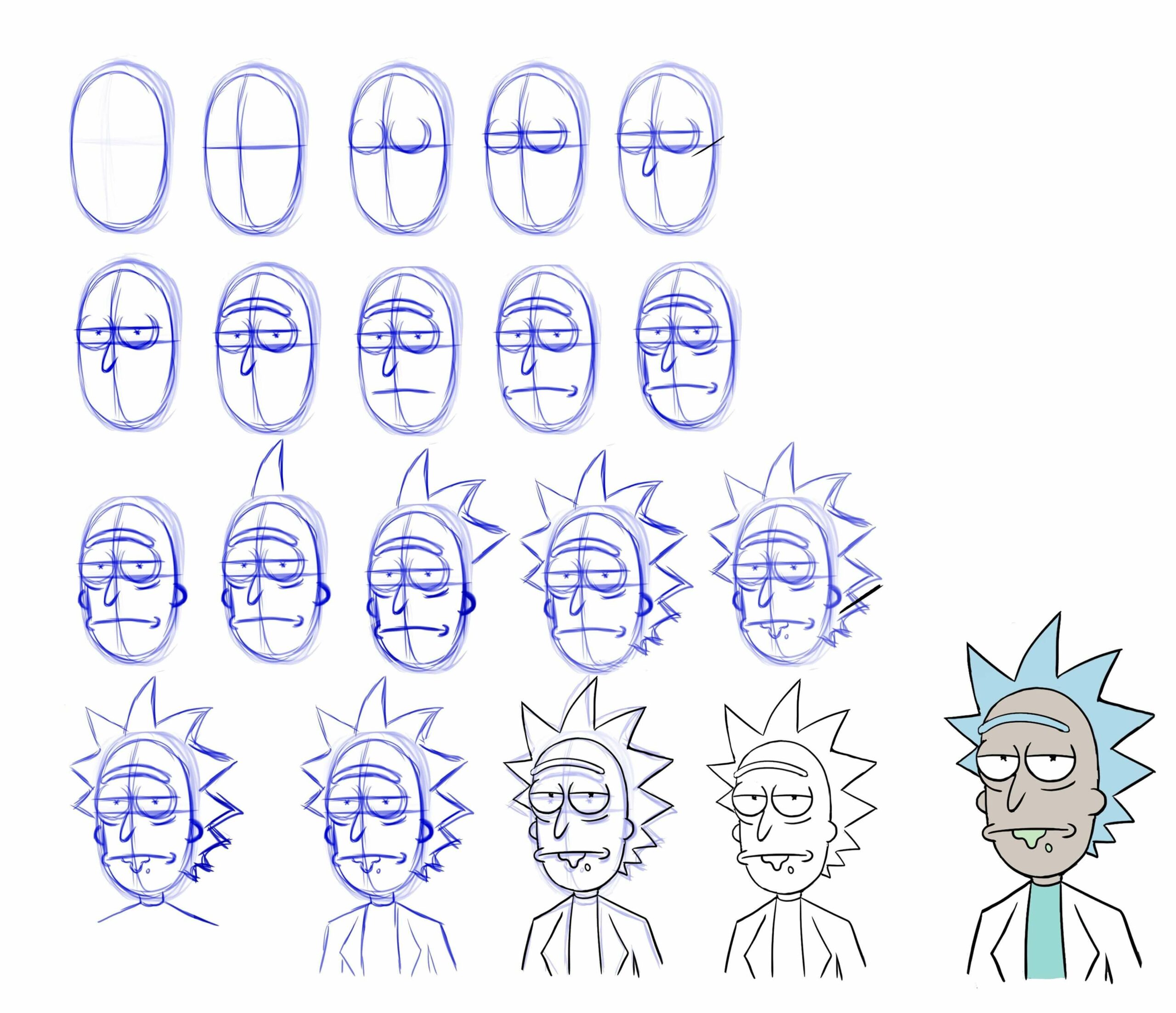 Desenhos de Rick livre