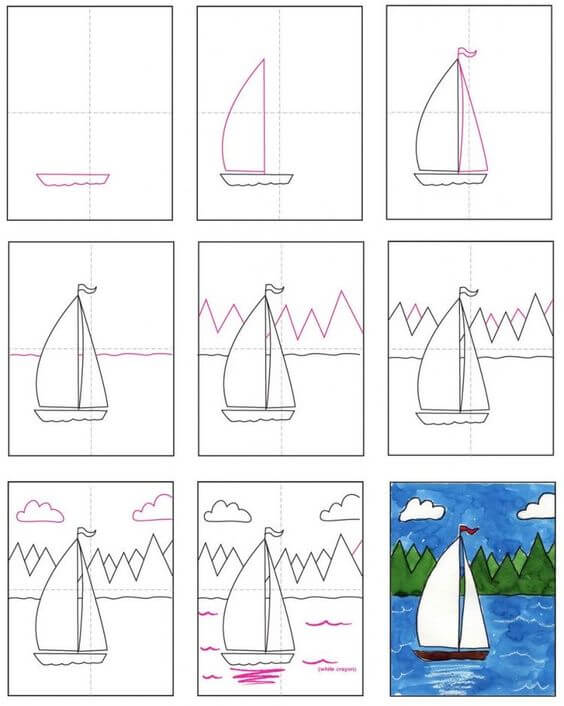 Desenhos de Rio paisagem livre