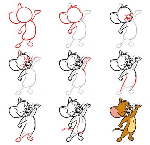 Desenhos de Risada do rato Jerry