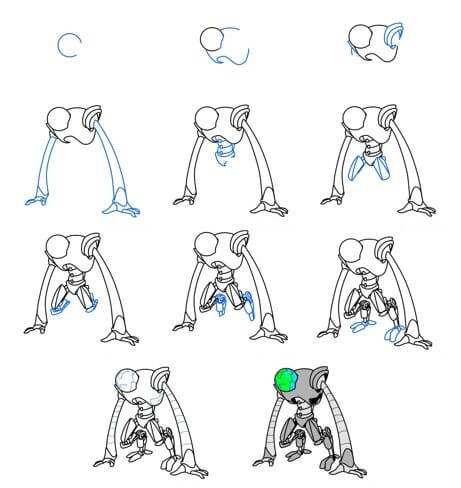 Desenhos de Robô simples