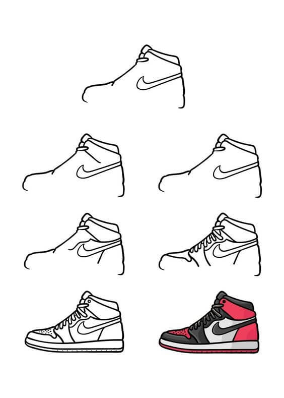 Desenhos de Rua dos sapatos