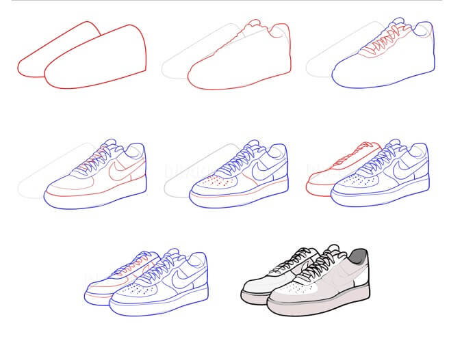 Desenhos de Sapatos básicos grátis