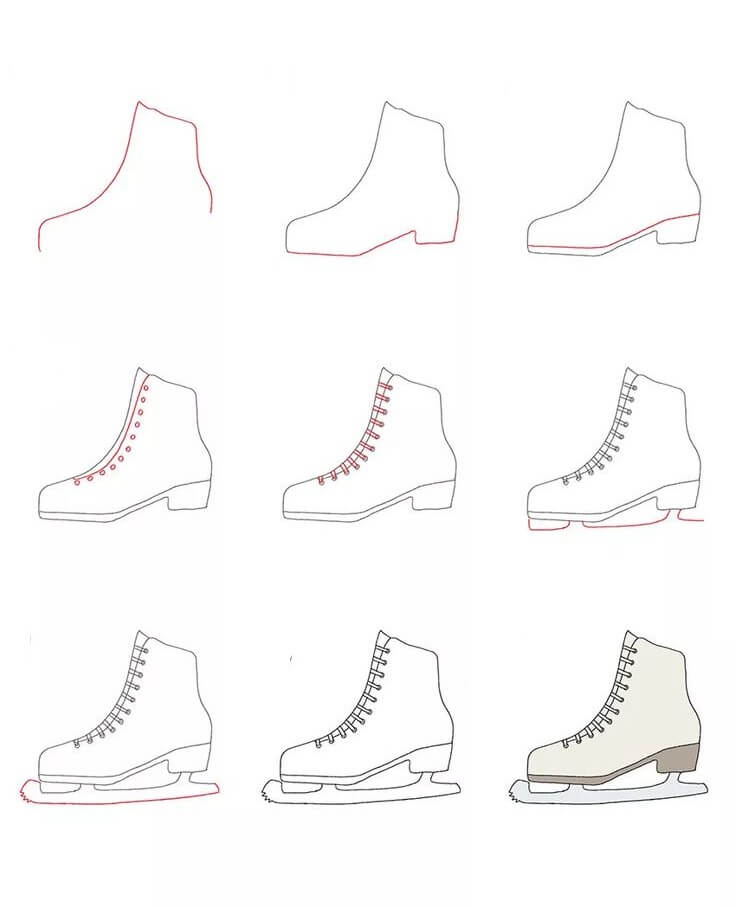 Desenhos de Sapatos para estampar
