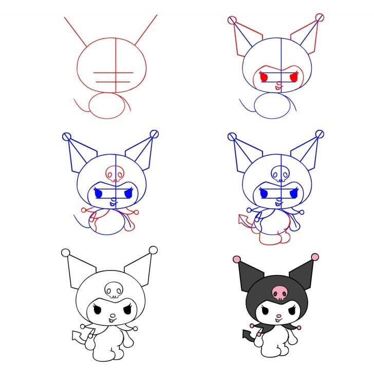 Desenhos de Sorriso da Kuromi