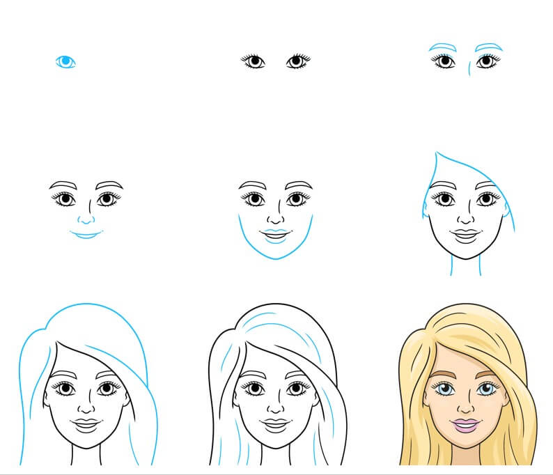 Desenhos de Sorriso de Barbie