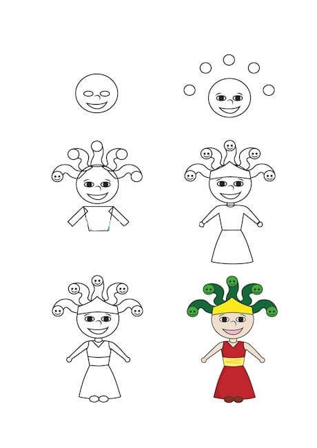 Desenhos de Sorriso de Medusa