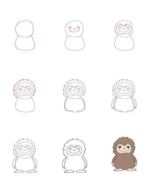 Desenhos de Sorriso de monstro