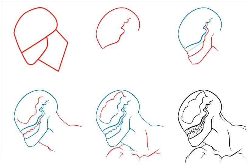 Desenhos de Sorriso Venom