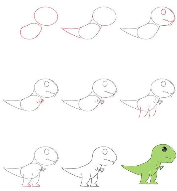 Desenhos de T-Rex