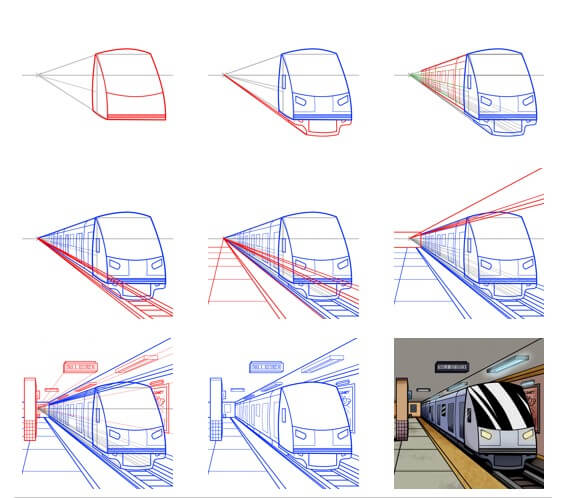 Desenhos de Treine imagem